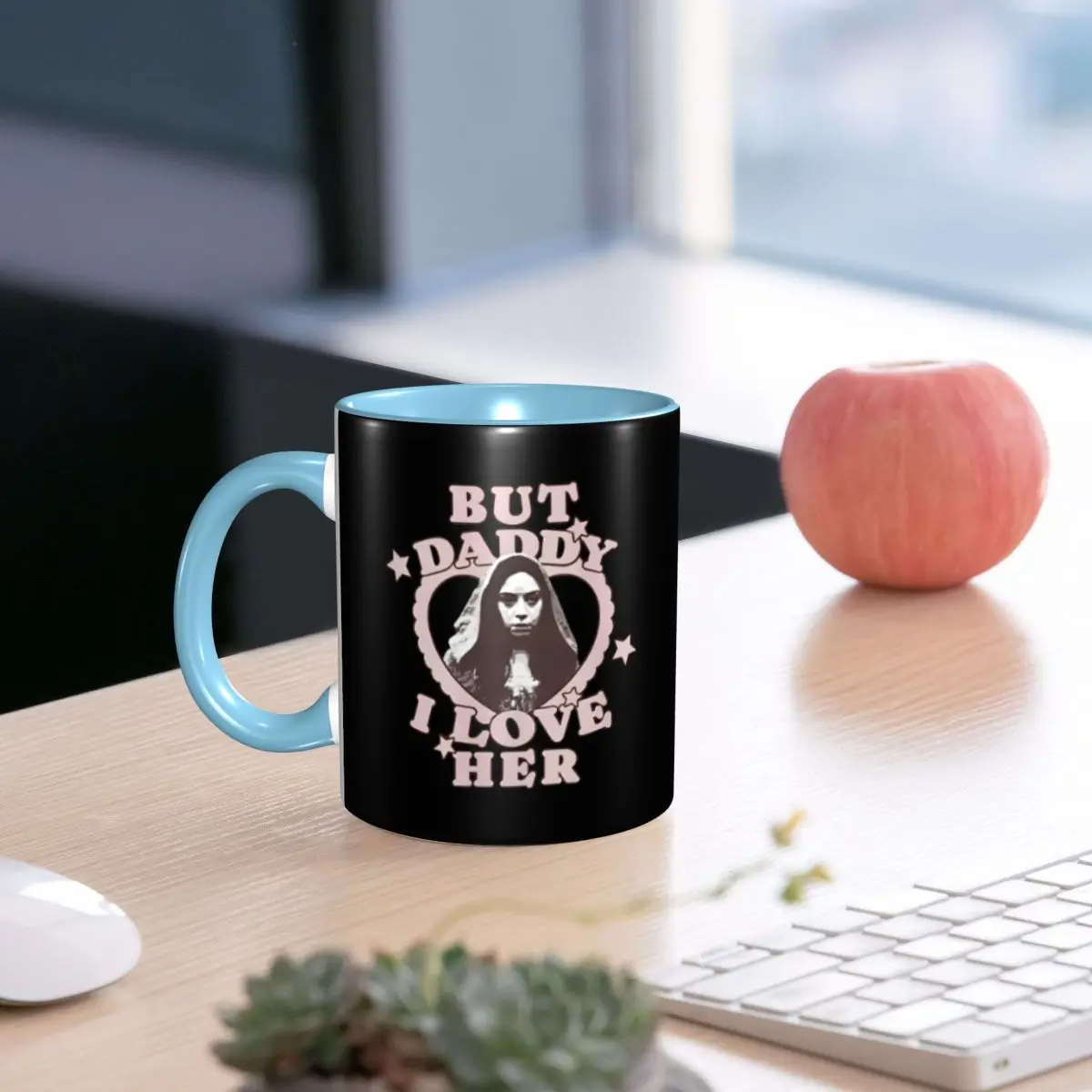 But Daddy I Love Her Aubrey Plaza Is Rio Vidal Mug Funny Ceramic Coffee Cups Tea Mugs Milk Cup Drinkware Gift for Woman Man