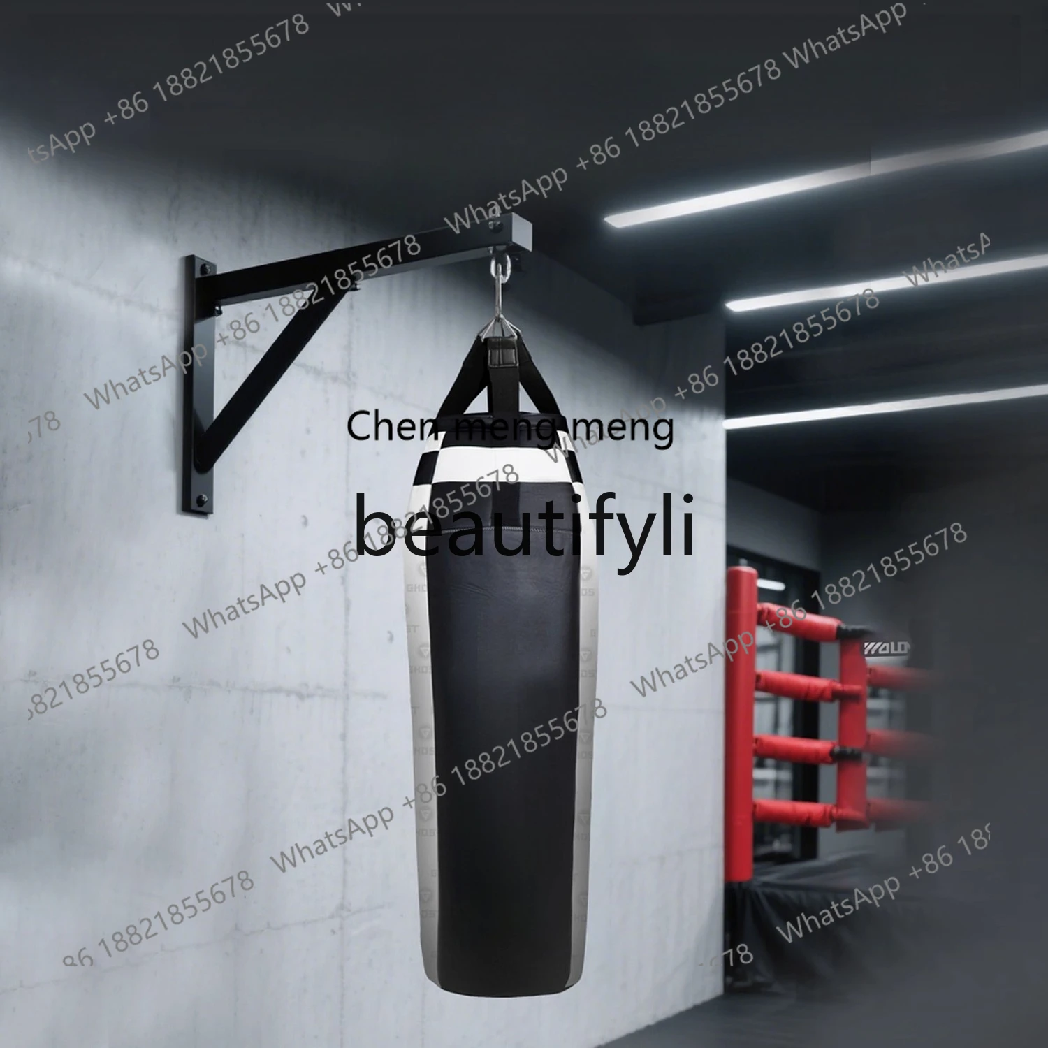

Boxing sandbag leather sandbag Sanda hanging, boxing taekwondo fitness training equipment