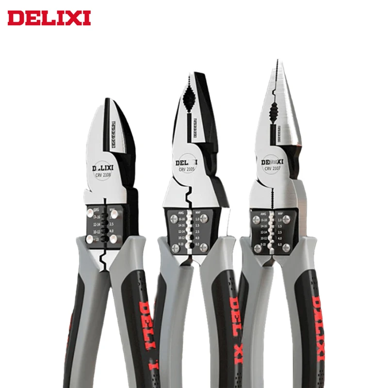 DELIXI Adjustable Wrench Universal Spanner Hand Repair Tools CR-V Steel for Mechanical Workshop Car and Bicycle