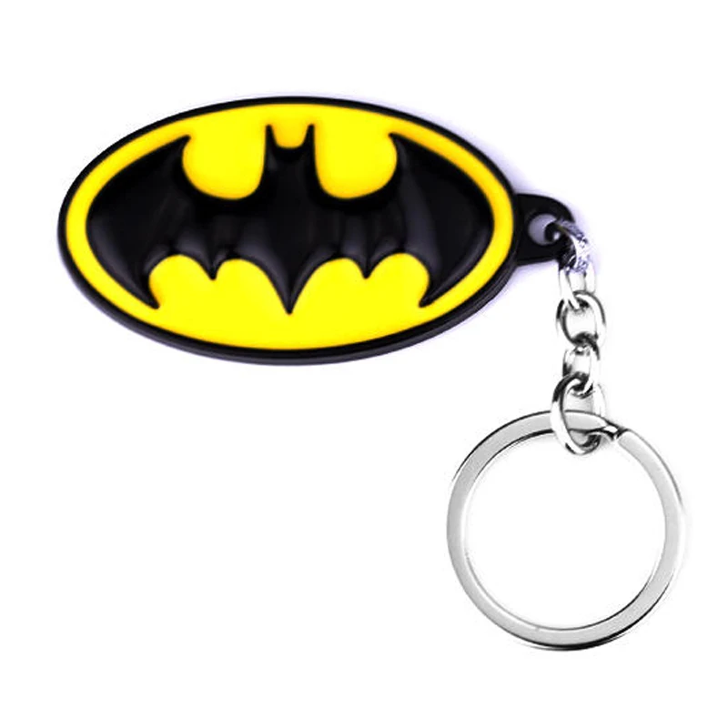 New in Car Pendant Batman Keychain Movie Series Pendant Couple Bat Keychain Pendant