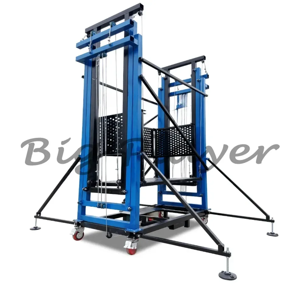 

Movable Foldable Electric Lifting Scaffold Remote Control Hoist