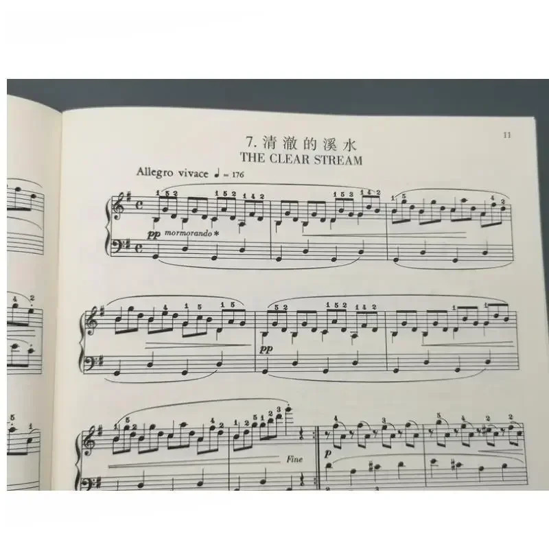 Music Book Burgmuller 25 Piano Advanced Etude Works 100 Scan code per ascoltare audio musica libri di testo