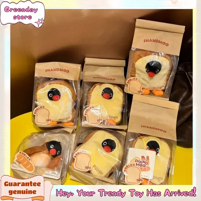 

Новый Pingu Pengu хлеб Супермен кремовый тост крем хлеб тост милая кукла кукла кулон плюшевые игрушки коллекция праздничные подарки игрушки