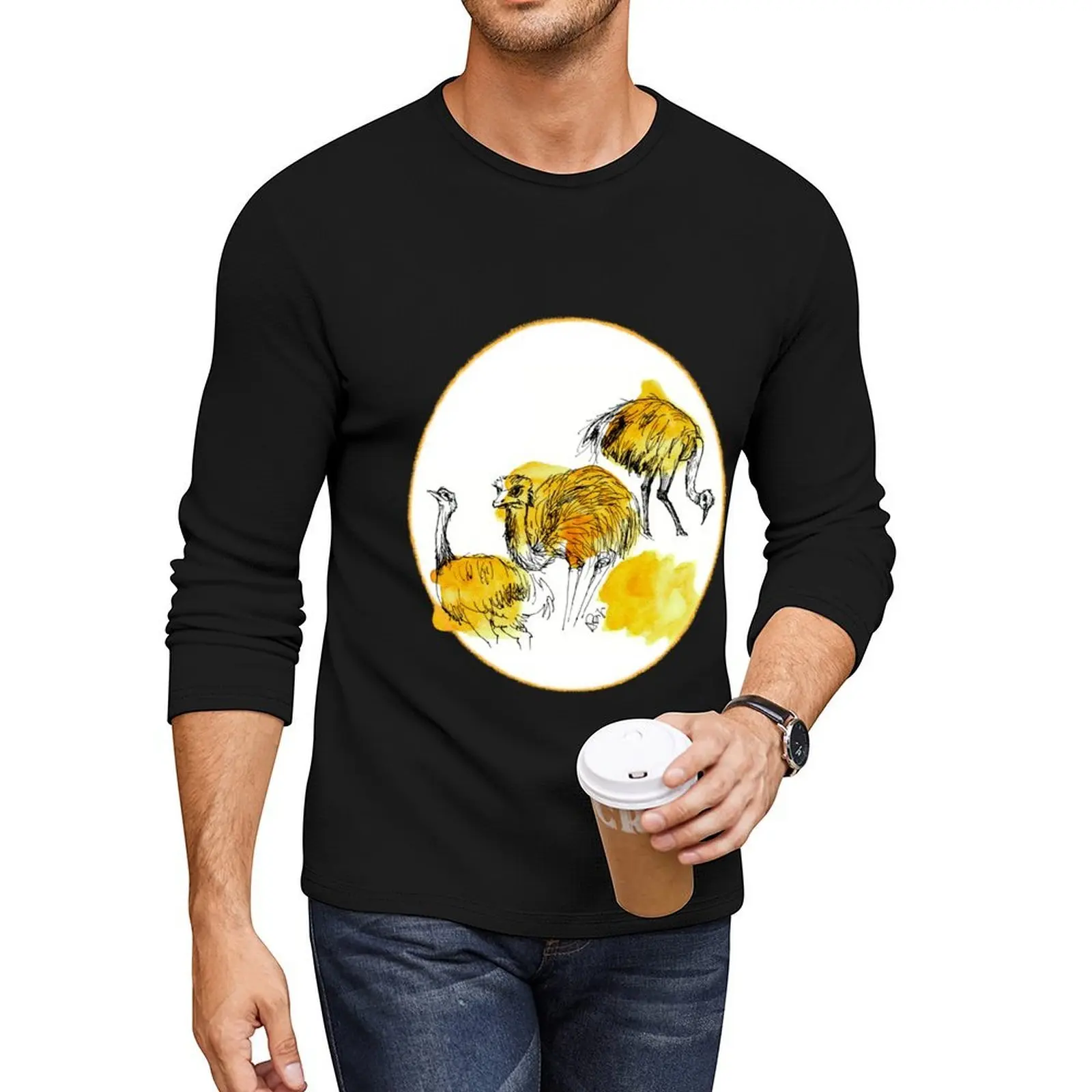 

Nandus 2 by Agata Biga Long T-Shirt quick-drying t-shirt sweat shirt Tee shirt Oversized t-shirt mens plain t shirts