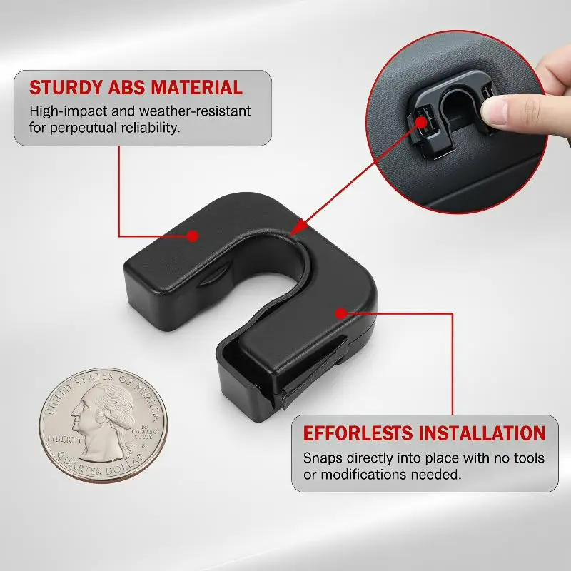 Car Retainer Clips 10Pcs Heavy Duty Trunk Partition Board Fastener Buckles for Auto Cover Bracket Mount