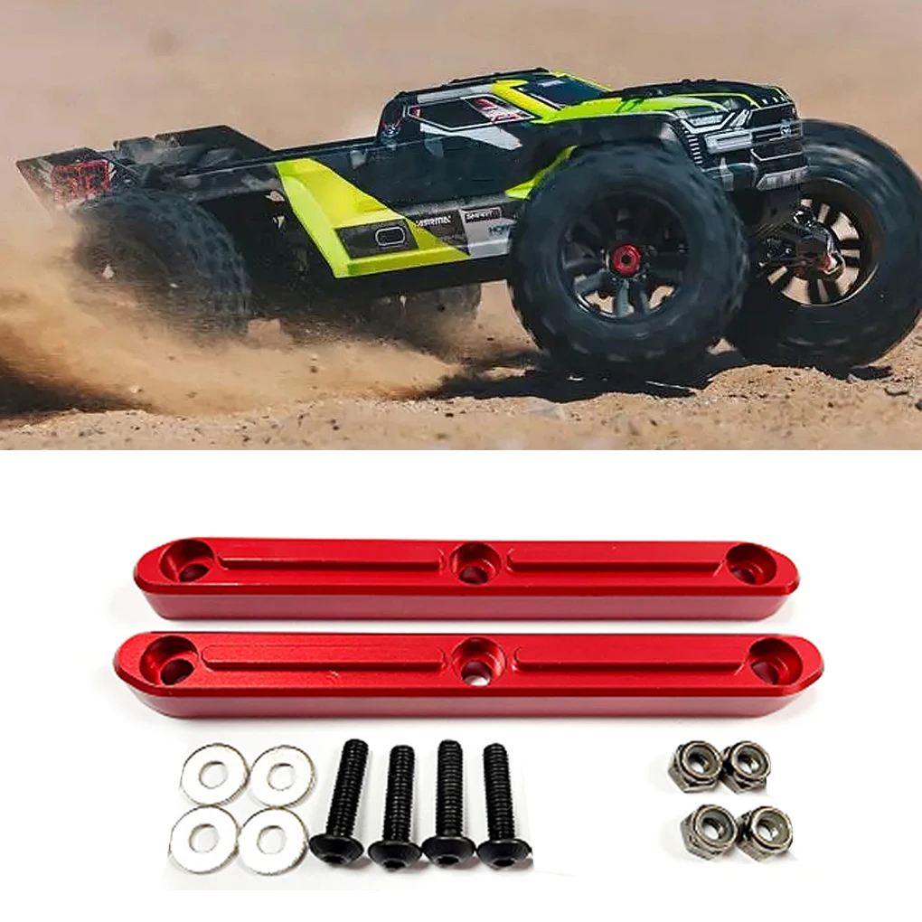 2 SZTUK Szyny dachowe RC ze stopu aluminium Szyny dachowe RC kompatybilne z ARRMA Outcast Kraton 8s 1/5 RC Upgrade Parts