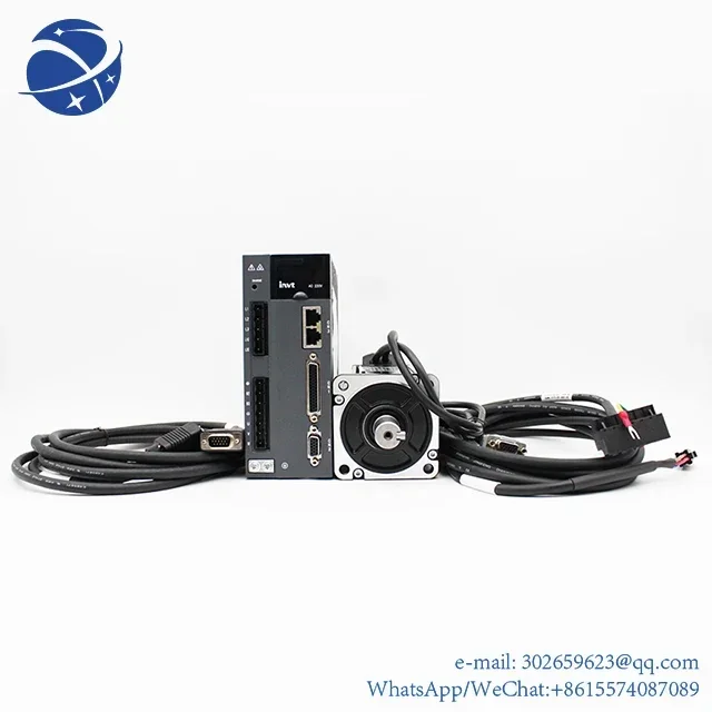 yyhc 750W AC Servo moto 220V 2.39N.m 3000RPM Single Phase    Without Brake Matched Pulse  Driver for CNC Machine