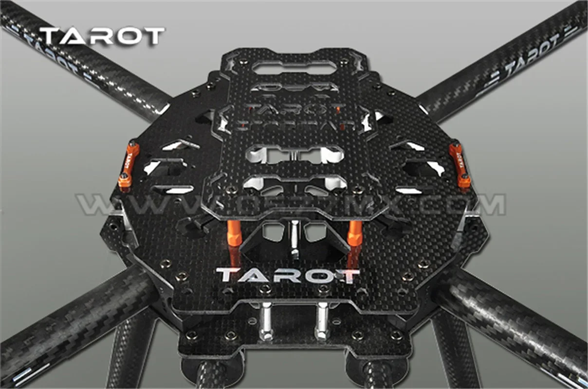 Tarot FY650 3K Pure Carbon Fiber Full Folding Hexacopter 650mm FPV Aircraft Frame TL65B01 for Aerial Photography