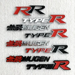 3D Metall Auto Frontgrill Emblem Typ R Logo Aufkleber für Honda Civic FD2 FD FA 5 Mugen Typer Rennwagen Styling Zubehör