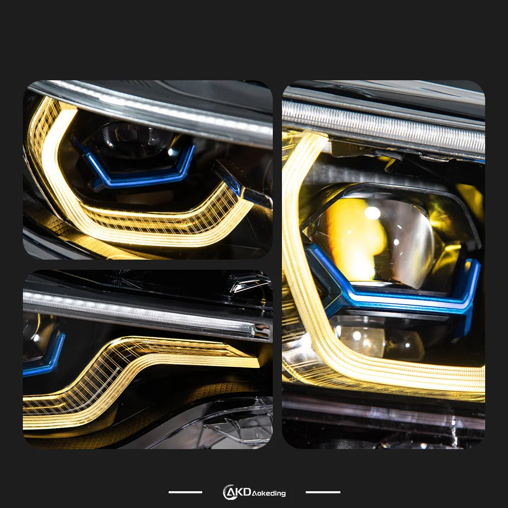 Auto Parts For BMW F32 Headlights 2013-2019 4 Series F33 F36 M4 latest Styling LED Daytime Lights Dual Projector Car Accesorios