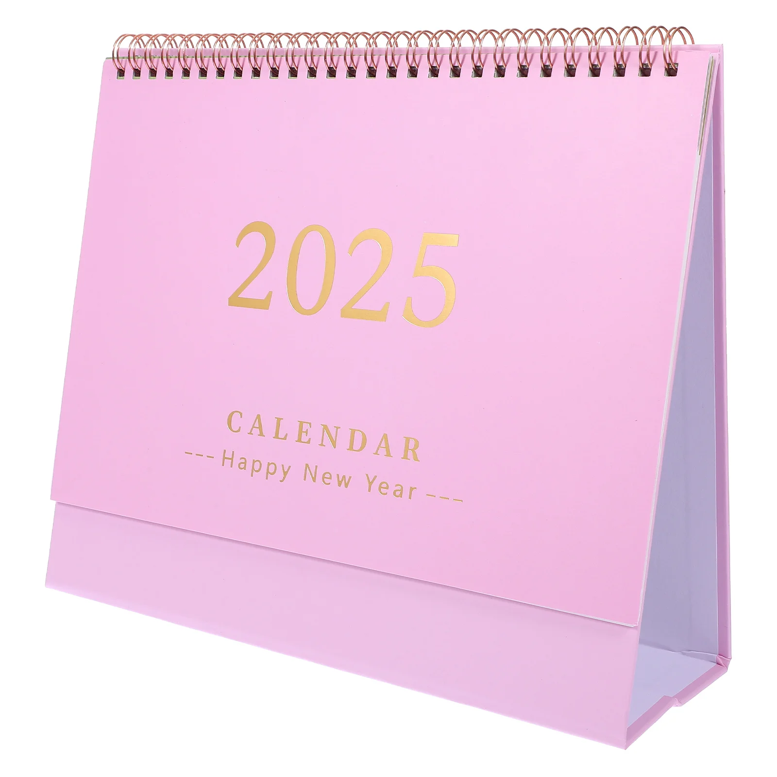 

2024 -2025 Desk Calendar Stand up Turn The Page Table Top Standing Paper Monthly Office Decor