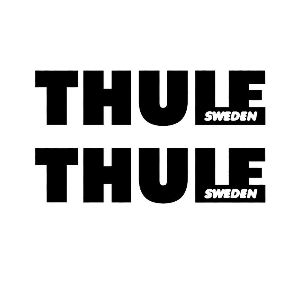 2pcs for THULE Outdoor Cargo bike boat car truck sticker vinyl decal