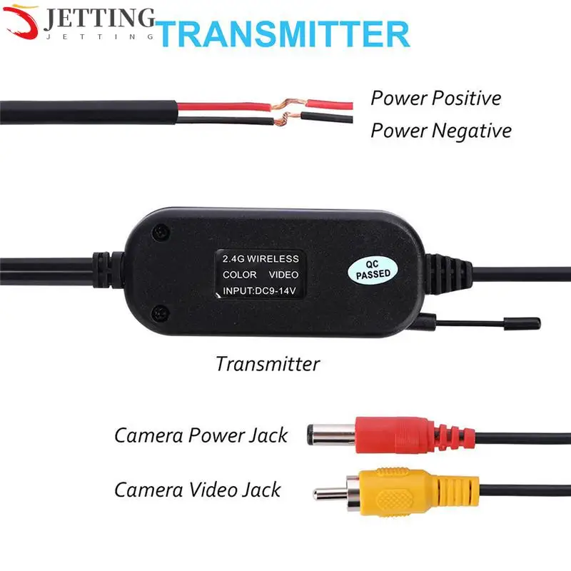Hot Sale 2.4G Wireless Transmitter & Receiver For Car Reverse Rear View Backup Camera And Monitor Parking Assistance Vehicle CAM