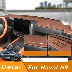 For Haval H9 2nd 2024 2025 2026 Car Dash Mat Dashmat Dashboard Cover Sun Shade Dash Board Cover Carpet Accessories