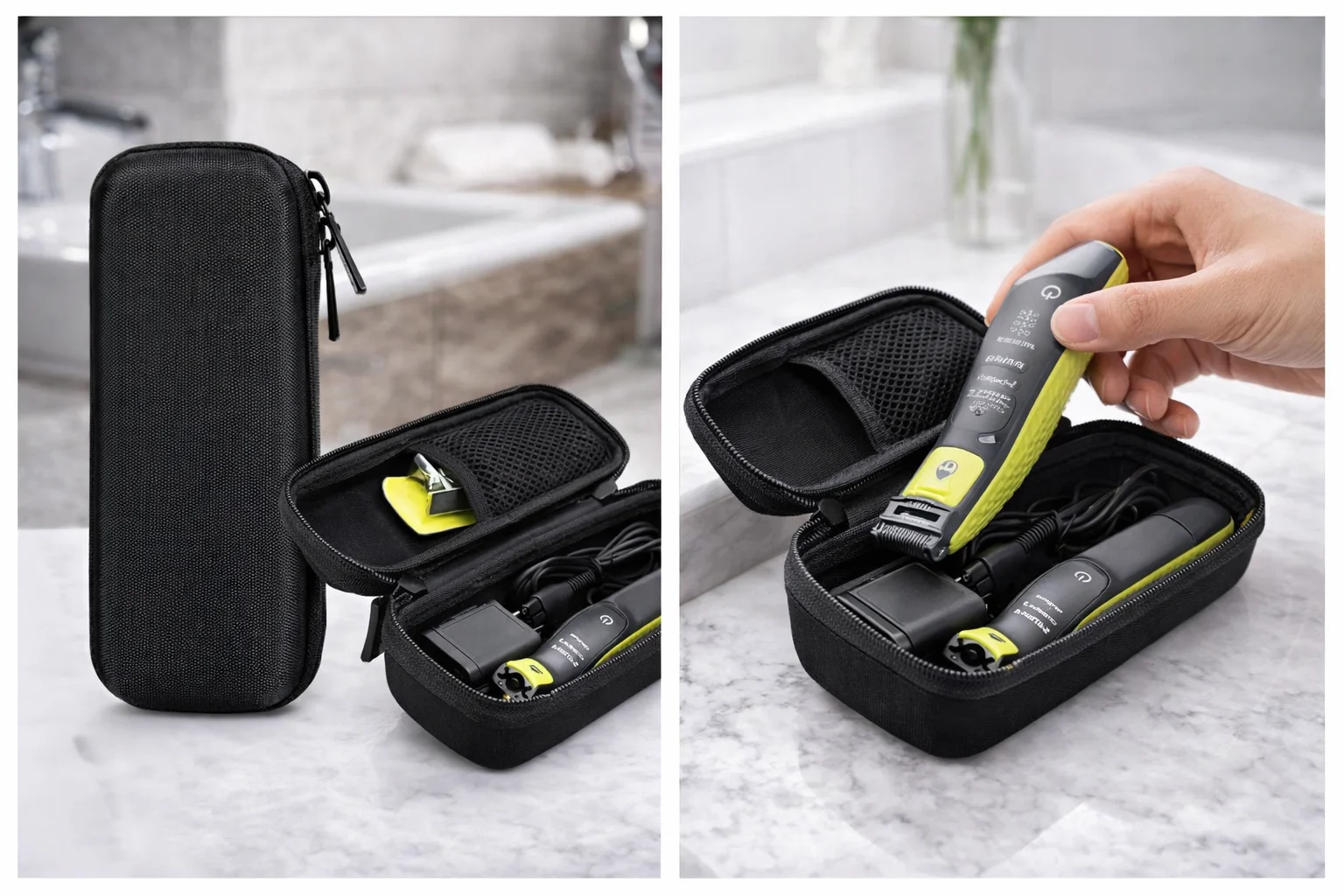 For Philips Oneblade Case Lightweight Razor Storage Bag Razor Eva Organizer Shockproof Shaver Case For Grooming Home Personal