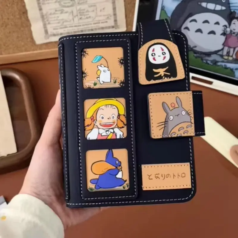 My Neighbor Totoro A7 Leather Cover Binder Notebook Detachable Refillable Journal Portable Hand Account Book Pocket  Notepad