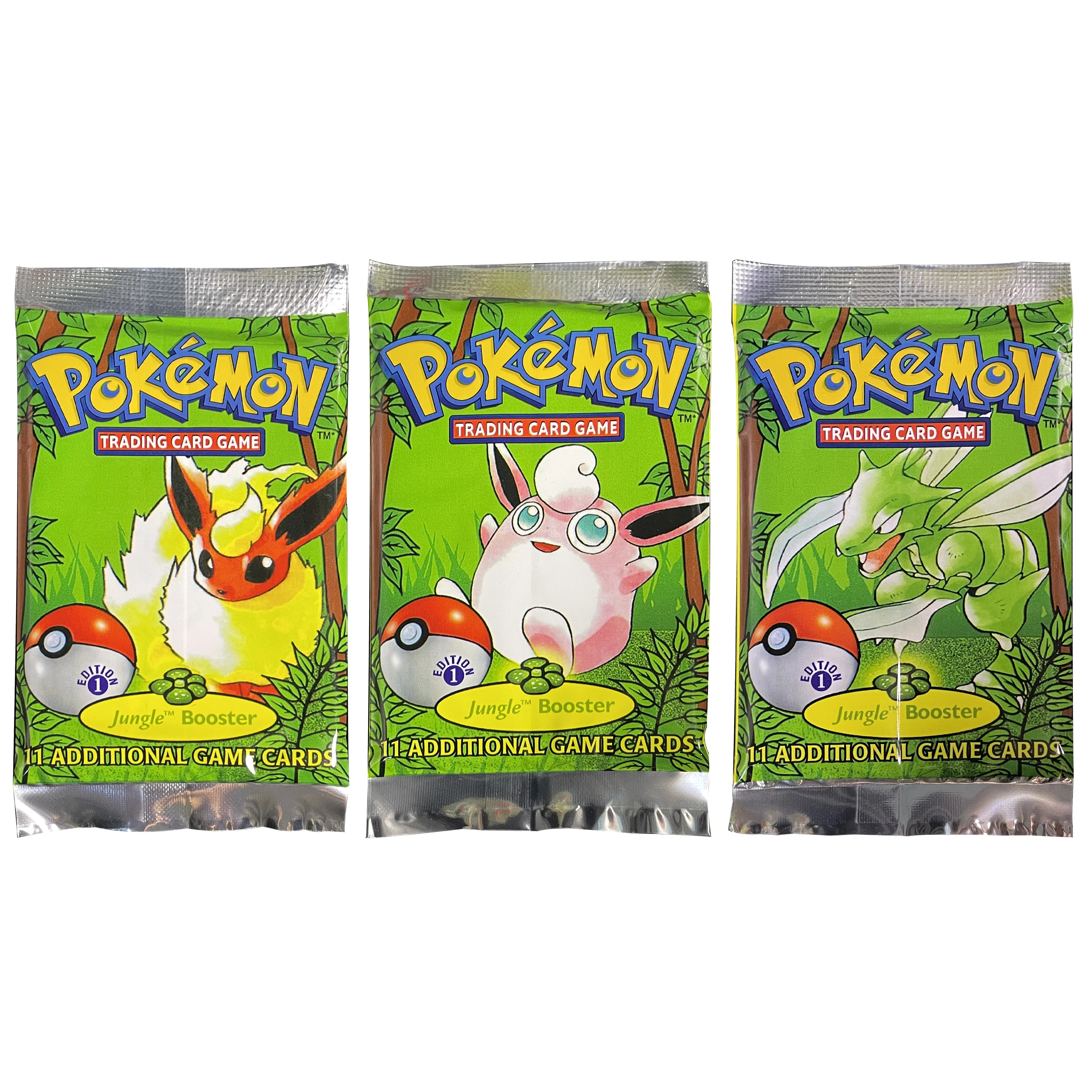 PTCG PKM Jungle Booster BOX | 1ST LIMITED PRINTING FACTORY SEALED FLAREON  SCYTHER WIGGLYTUFF Board Battle Additional Game Card - AliExpress 26