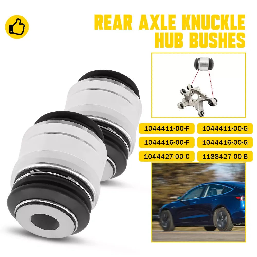 

1X Car Rear Steering Knuckle Bushing 1188412‑01‑E For Tesla For Model 3 For Model Y Automobile Rear Axle Steering Knuckle Sleeve
