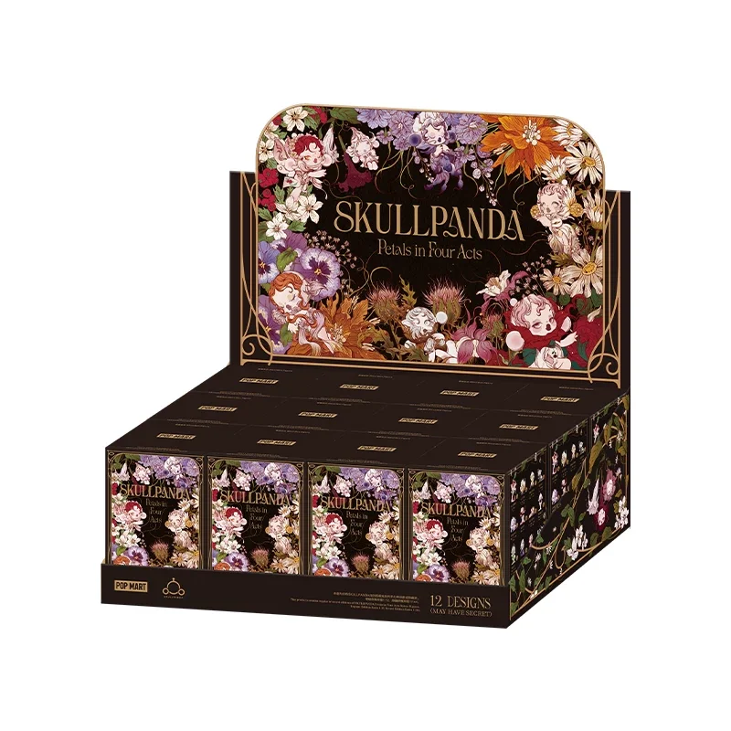 POPMART Skullpanda Petals In Four Acts Series Figuren Blind Box Verzamel Speelgoed Bureaudecoratie Huisdecoratie Figuur Cadeau Voor Volwassenen