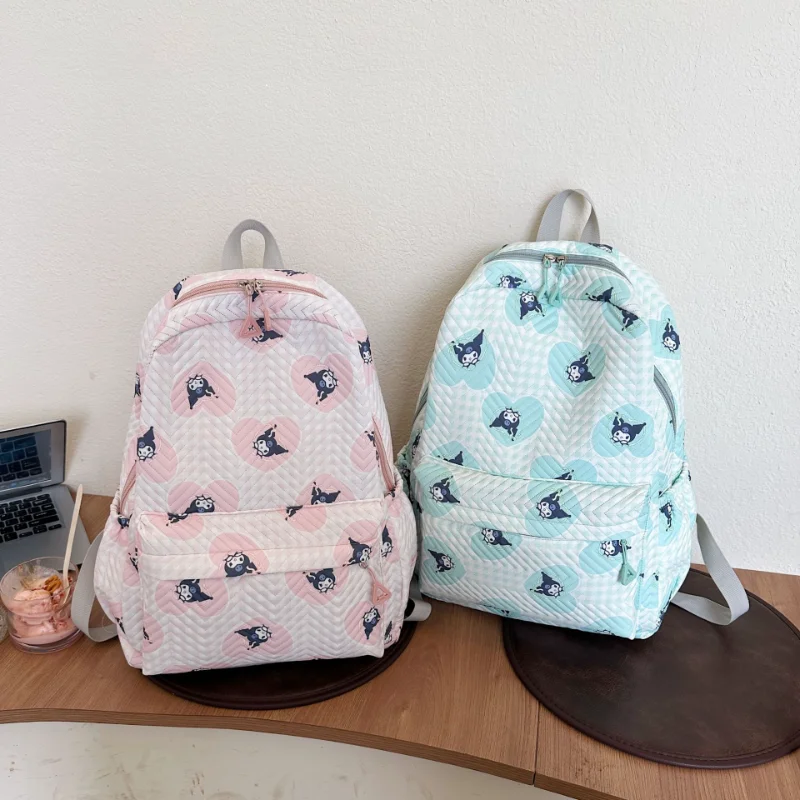 Sanrio Coolomi Printed Backpack Female Fresh Preppy Style Leisure Travel Computer Backpack Student Schoolbag