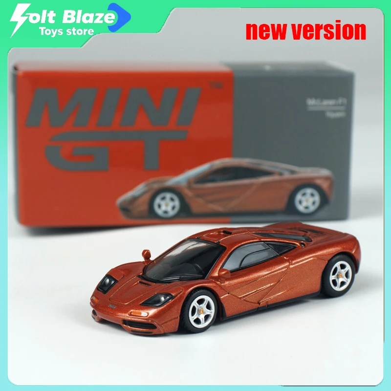 MINI GT 1:64 McLaren MF1 Le Mans #817 DieCast Finished Product Car Model Simulation Static Alloy Collection Cars Model Boy Gift