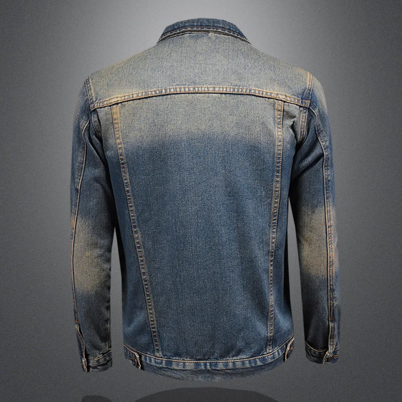 2024 autumn jackets fashion denim coat male Classic Fashion Casual jacket men,spring men's casual denim jackets,size M-5XL