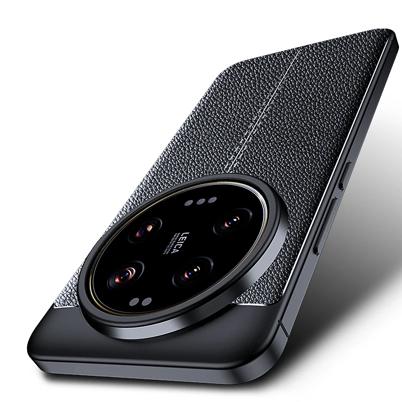 

For Xiaomi 15 Ultra Case Cover Xiaomi Mi 15 Ultra Capas New Shockproof Phone Bumper Back TPU Soft Leather Fundas Xiaomi 15 Ultra