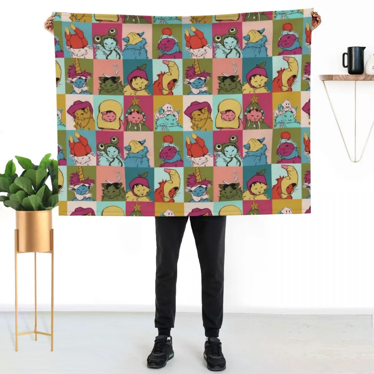Pot Roast Hats Throw Blanket funny gift blankets ands Quilt Nap decorative sofa bed Blankets