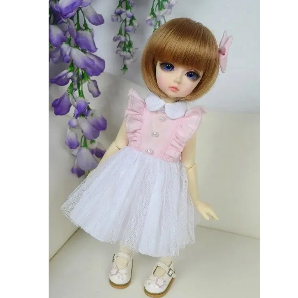 [wamami] 108# Pink & White Clothes/Dress Tutu Bow 1/3 SD DZ AOD BJD Dollfie