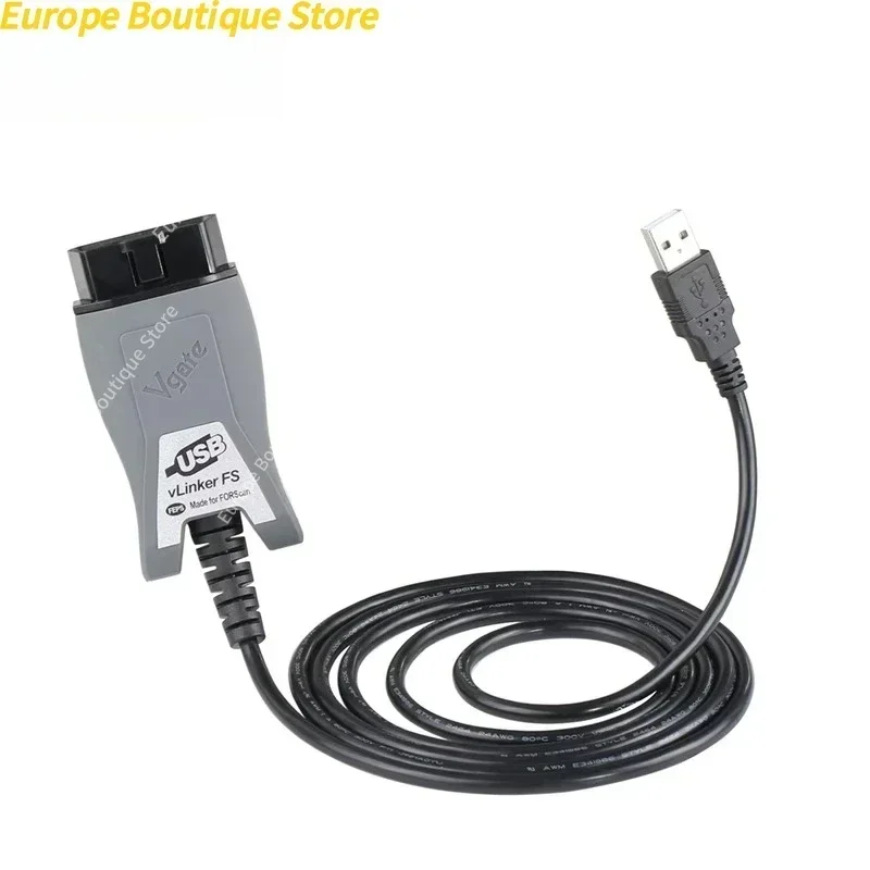 أفضل جودة بوابة VLinker FS ELM327 لفورد للمسح HS/MS-CAN ELM 327 Obd2 أدوات واجهة الماسح الضوئي التشخيصي للسيارة obdii