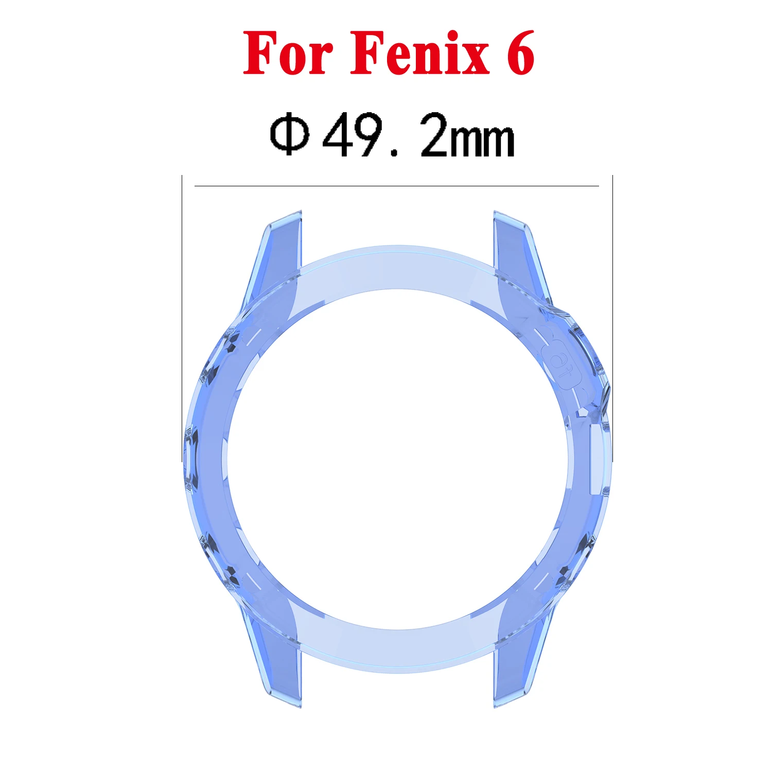 ل Garmin Fenix 6X Pro 6 Pro 6S Pro حافظة حماية شفافة من البولي يوريثان الحراري Fenix 6 6S 6X Smartwatch حامي غطاء إطاري شل