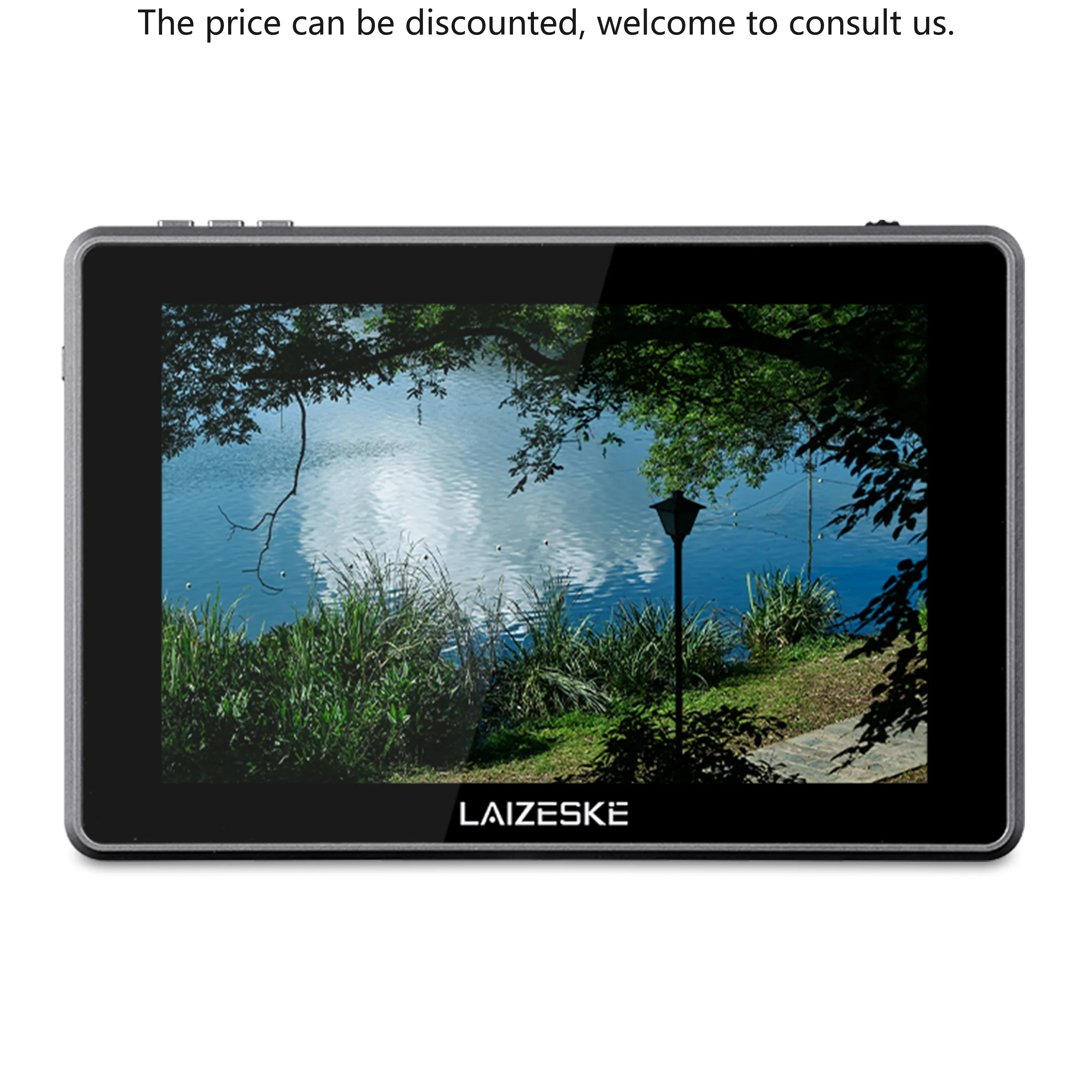 

LAIZESKE L7S Custom OEM Factory 7 Inch Rugged Aluminum Field Camera Monitor IPS FHD 1920x1200 4K HDMI 3G-SDI Bulk Order