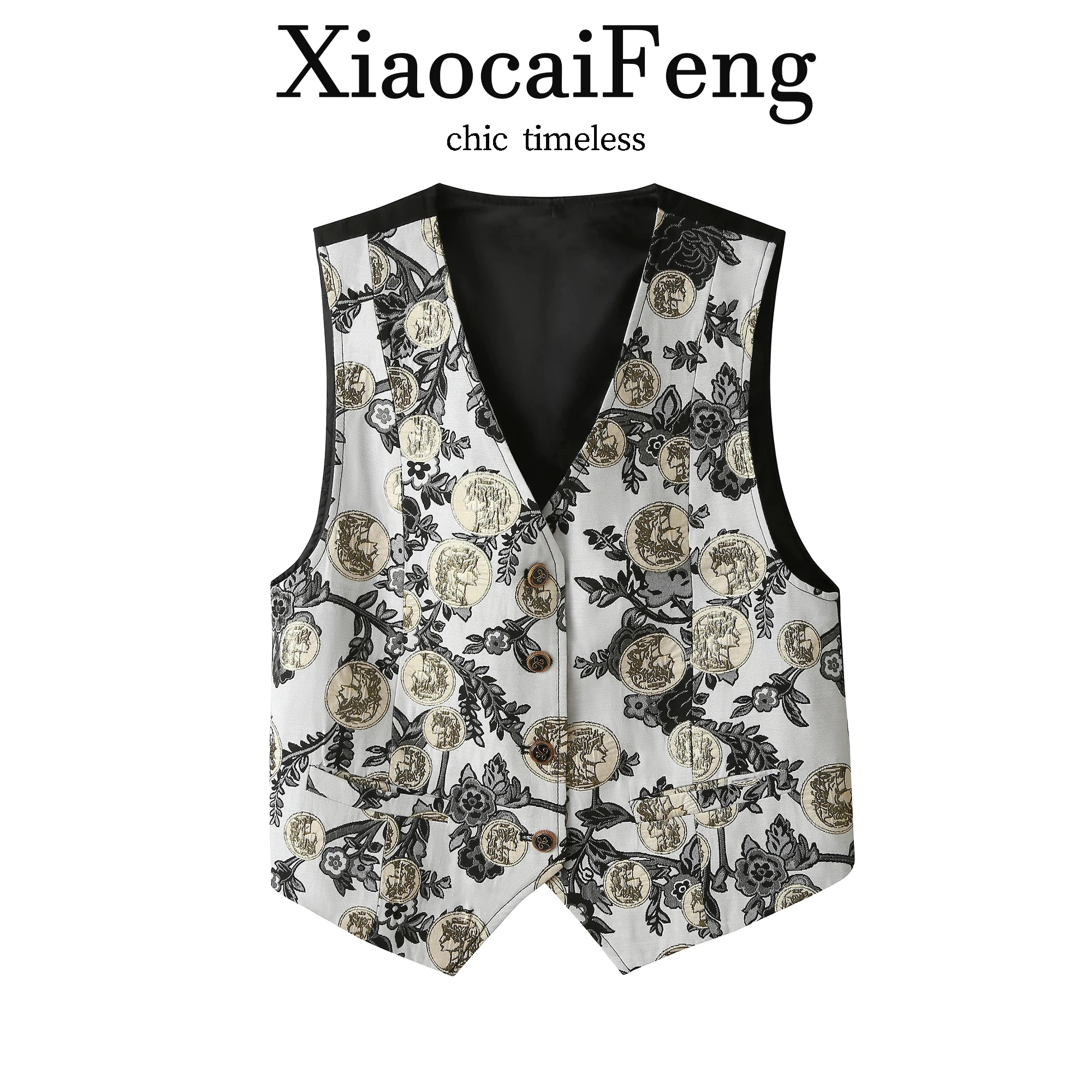 

Ele Embroidered V-Ne Women's Vest Spring Summer Unique Sli Layering Svel oulder Pad Tank Top Faionable Top