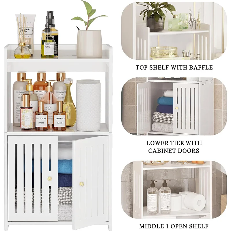 Four story bathroom shelf, bathroom crevice cabinet, shower rack, floor standing shelf, bathroom multi-layer storage cabinet