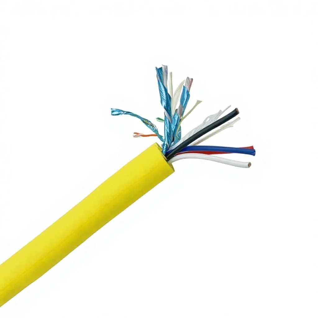 

Custom Neutral Buoyancy Underwater Robot ROV Cable Power Data Hybrid Buoyancy Cable Stranded Copper Core PE PUR Sheath