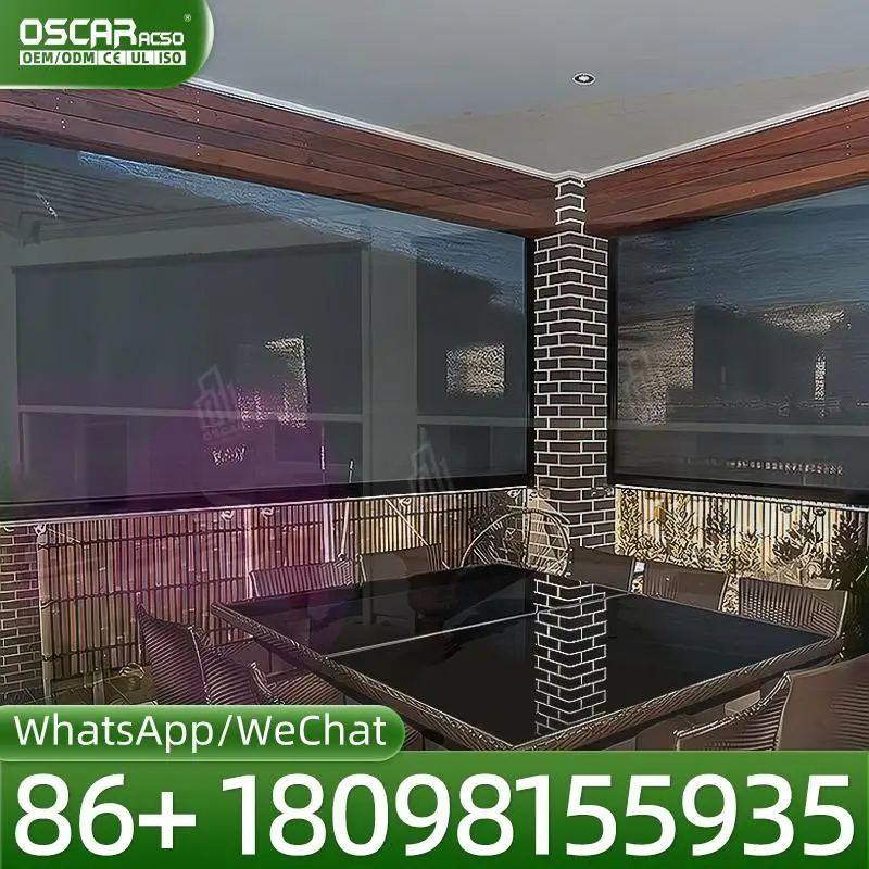 Outdoor Battery Powered Smart Control System for Electric Curtains Shades Eco friendly and Easy to Install for Home Office Patio
