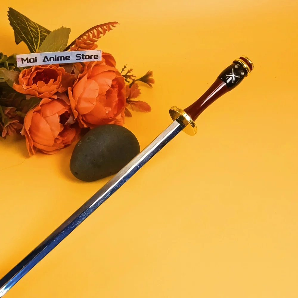 10in aço roronoa zoro katana metal anime zoro espada tamanho real katana original samurai sabre ferro ninja faca unsharp brinquedo presente