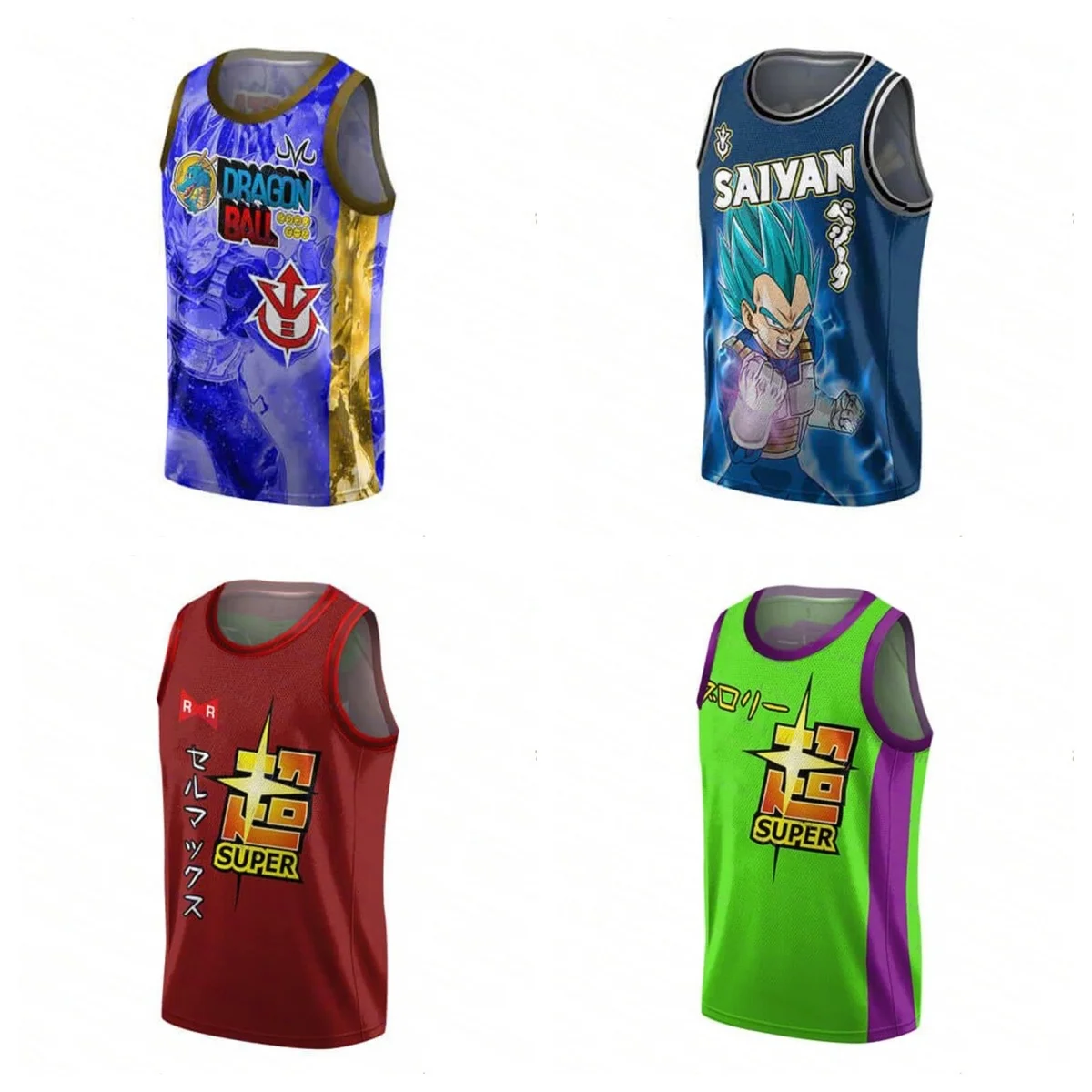 2026 Sommer Dragon Ball Retro Fitness-Weste Herren Übergroße 3D-Bedruckte Weste Familien-Unisex Kinder-Sportshirt