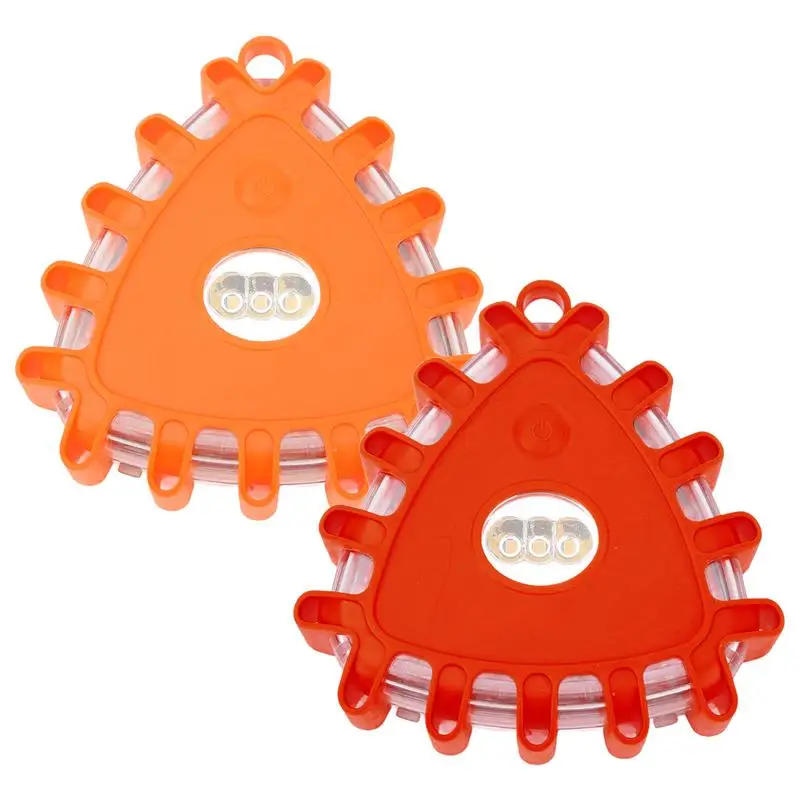 مشاعل الطريق تعمل بالبطارية LED مشاعل السلامة الوامضة مثلث تحذير ضوء وماض السلامة مضيئة داش مصباح وامض الطوارئ