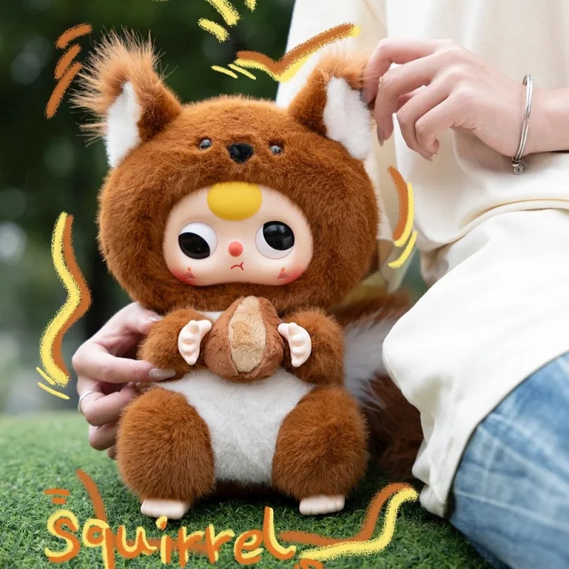 New Genuine Baby Three 400% V3 Series Blind Box Cute Figure Plush Doll Mystery Box Decoration Collection Model Surprise Gift