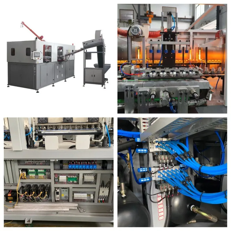 Fully automatic one-out-six PET bottle blowing machine, plastic bottle high-speed blow molding equipment