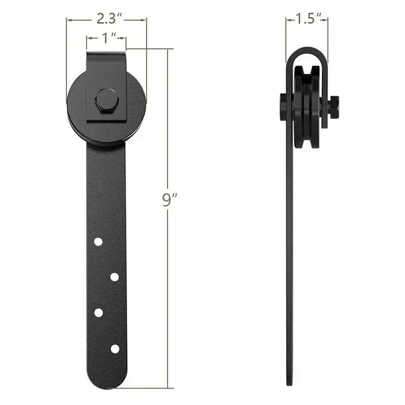 Sliding Barn Door Hardware Kits For Cabinet Doors Rail Set Smooth Silent 22x2.8x3.8cm Barn Door Mechanis Sliding Barn Door Kits