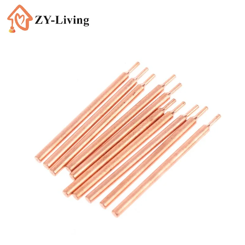 

2/5/10 шт. 3 мм электродные головки из пурпурной меди для точечной сварки, двойные, для аккумуляторов 18650