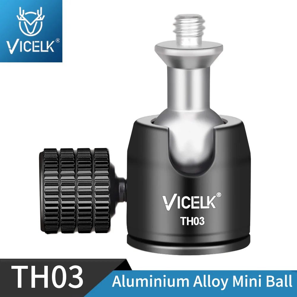 Universal Mini Tripod Ball Head with 1/4\