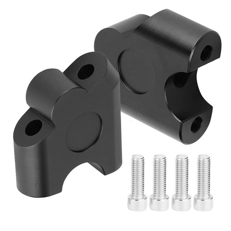 22mm Motorcycle Handlebar Riser Bar Mount Handle Clamp Universal for Yamaha Ducati Kawasaki Indian