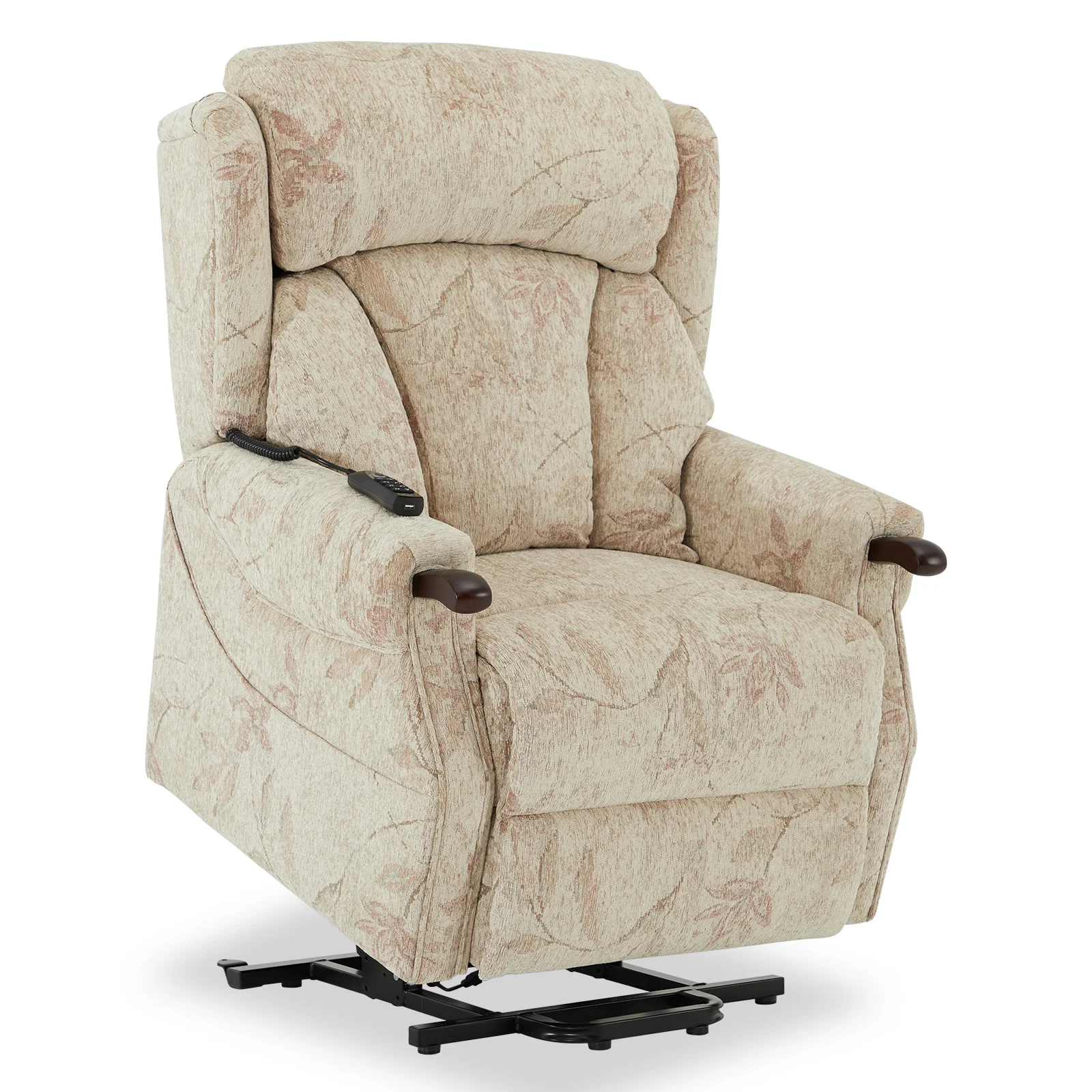 Limited Edition Jacquard Vibrator Remote Control Lift Chair for Studio Apartment