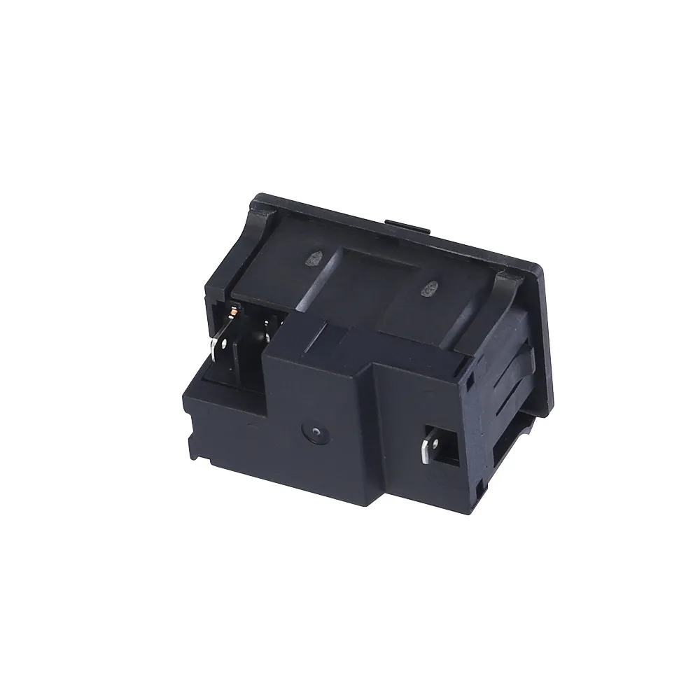 Swiss Import Schurter KM00.1205.11 Rocker Switch Three-in-One Power IEC Outlet Socket