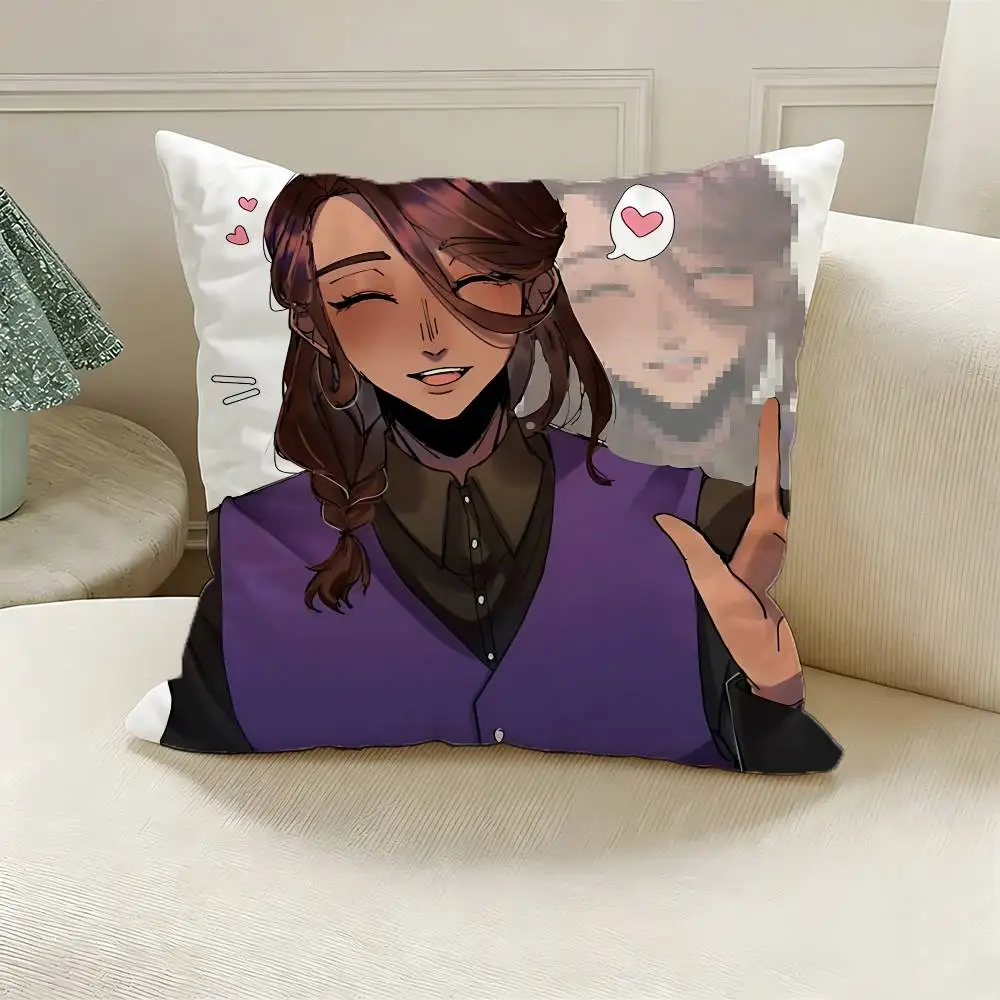 K-Kids at The B-Back C-Crowe Printed Pillow Cover Cushion Case Simple Sofa Pillow Case No Pillow Core