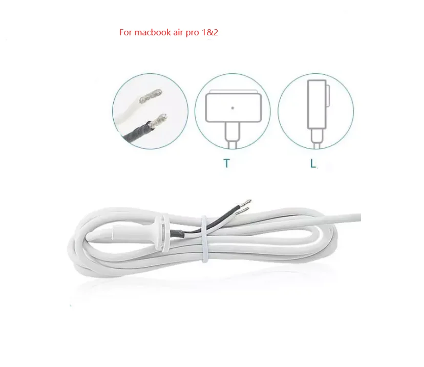 45w 60w 87w Power Connector Jack 2 Core Repair DC Lead Cable Plug Adapter Charger Cord for Macbook air/pro 1&2 Adapter Charger