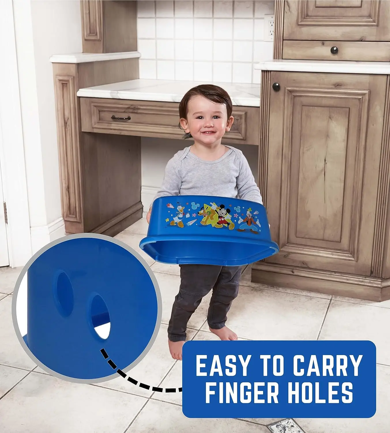 Mickey Mouse Step Stool for Kids, "Pals at Play